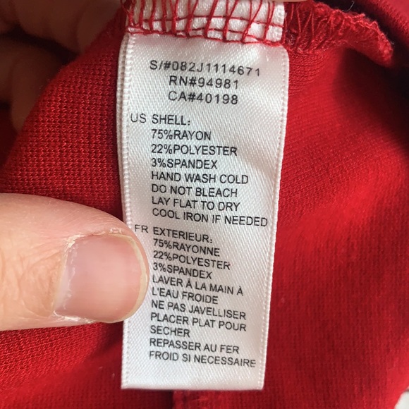 3/25 Red bodycon dress - Picture 6 of 6